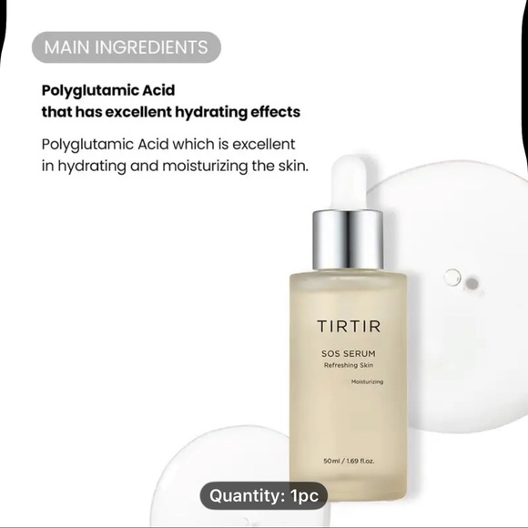 TIRTIR SOS Serum — Hydrating Care Skin Moisturizing Serum 50 ml - Picture 4 of 5